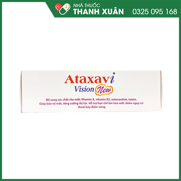 Ataxavi Vision New hỗ trợ giảm nguy cơ thoái hóa điểm vàng